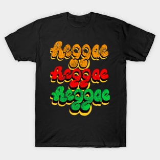 Vintage retro Reggae Rasta Jamaican Jamaica for music lovers T-Shirt